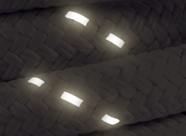 Festmacherleine für Landanschluss 14 mm gelb fluoreszierend reflektierend 50 m