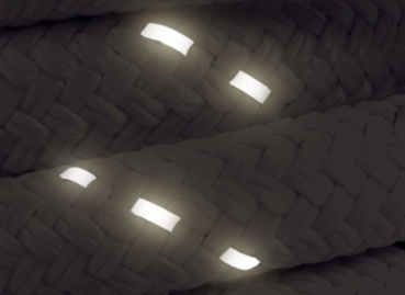 Schwimmfähige Festmacherleine m.reflektierendem Strang 14 mm