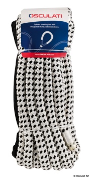 Festmacherleine 24 mm × 13 m mit Ring und Schutzummantelung