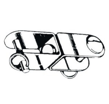 Wirbel aus VA-Stahl 10 x15 mm