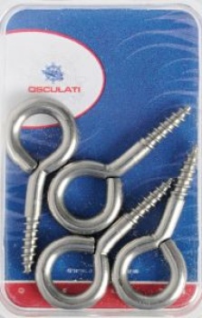 VA-Stahl Augenschraube 17 x 35 mm Blisterverpackung 10