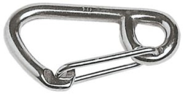 Karabinerhaken AISI 316 m. weiter Öffnung 100 mm