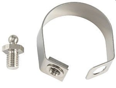 Edelstahlklemme mit Außengewinde für Loxx®-Sicherheitsverschlüsse