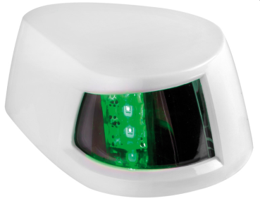 Kompakte Navigationslichter mit weißem Polykarbonatgehäuse