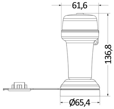 Navigationslicht 360° weiß
