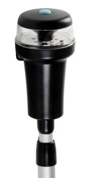 Navigationslicht 360° weiß auf ausziehbarem Schaft