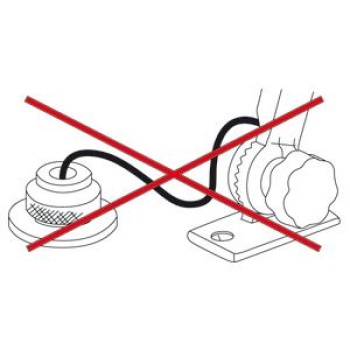 Classic 360° Lampenschaft, klappbar 60cm weiß