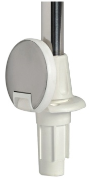 Ausziehbarer Ledschaft mit VA-Stahl Sockel 60 cm