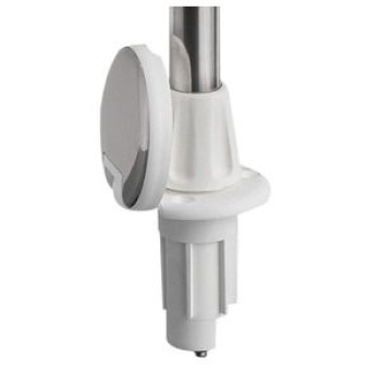 Einbau-Lampenschaft, weiß 100 cm