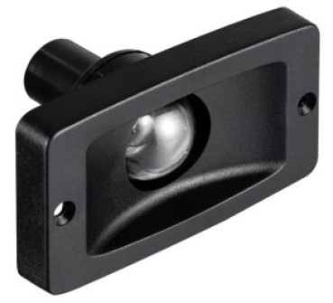 Heckleuchte zum Einbau aus ABS, schwarz