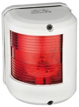 Utility 78 Navigationslicht schwarz 24V/rot links