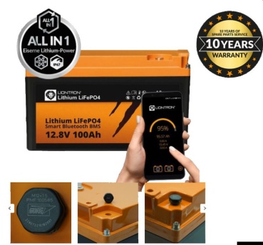 LIONTRON Lithium-Batterie Ah150 m.BMS