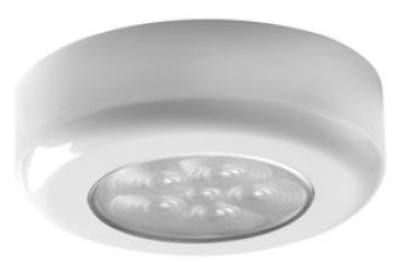 Deckenleuchte ABS-Gehäuse, weiß m. 6 weißen LEDs - Zusatzbild 1