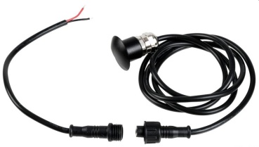 LED-Orienterungslicht, weiß Gehäuse aus Eloxal, mattschwarz