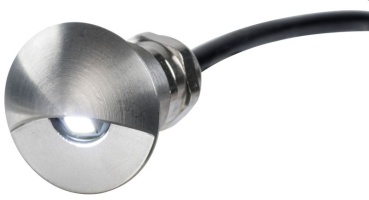 LED-Orienterungslicht, weiß VA-Stahl-Gehäuse, hochglanzpoliert