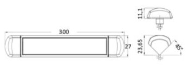 Wasserdichte LED Aufbau-Deckenlicht Touch-Schalter - Zusatzbild 1