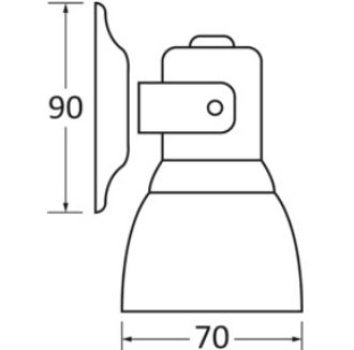 De Luxe Wandleuchte 5/12 W 12 V