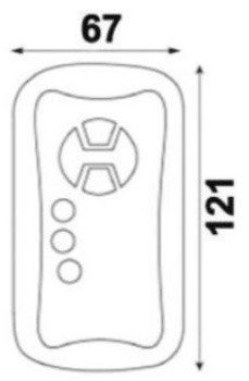 Brückenfernsteuerung ohne Kabel 24V LED-Scheinw.