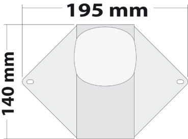 LED-Navigations- u.Deckleuchte 12/24V Gehäuse weiß