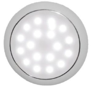 LED-Deckenleuchte Day/Night Blendring verchromt