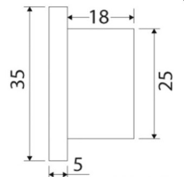 LED-Einbau-Orientierungslicht, weiß12/24V 1W - Zusatzbild 2