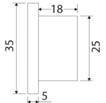 LED-Einbau-Orientierungslicht, blau 12/24V 1W - Zusatzbild 1