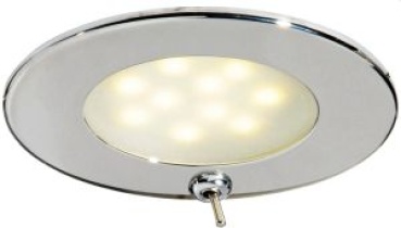 LED-Einbauleuchte Atria hochglanzpoliert 2 W