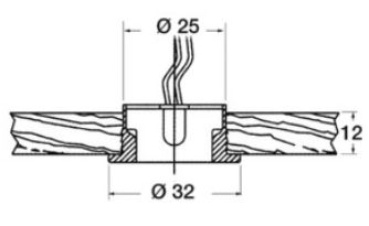 Circinus LED-Orientierungsleuchte, weiß 12/24 V - Zusatzbild 1