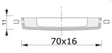Andromeda Orientierungsleuchte 5 LEDs weiß - Zusatzbild 1