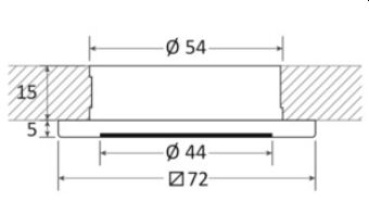 Propus extraflache LED-Einbaulicht weiß - Zusatzbild 1