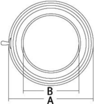 Deckenleuchte aus VA-Stahl 140 mm