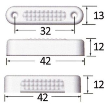 Attwood Orientierungsleuchte, waagerecht blau 1 W - Zusatzbild 1