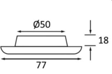 Deckenlicht Nova weiß mit Schalter - Zusatzbild 1