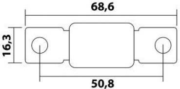 Standardisierte Hochleistungssicherung Mega 200 A