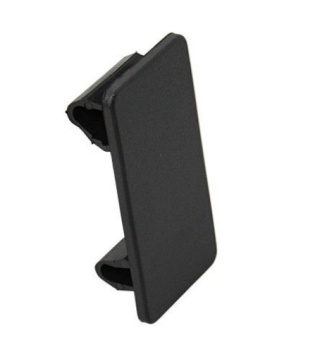 Abdeckkappe f. Schalter-Kunststoffrahmen schwarz