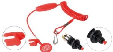 Quickstopp-Schalter für Starter mit schwimmfähigem Sicherheitsschlüssel