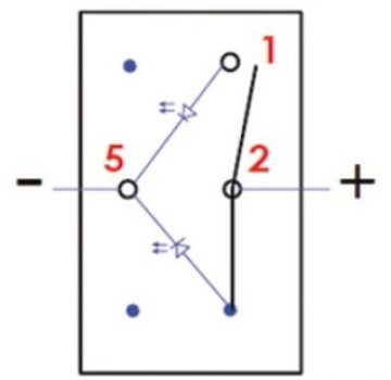 Marina R Wippschalter ON-OFF-(ON)