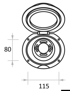 Einziehbares Stromkabel f.Landanschluss 16A