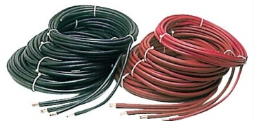 Kupfer-Batteriekabel schwarz Querschnitt 25 mm