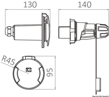 Cruiser 3P Stecker 16 A 230 V