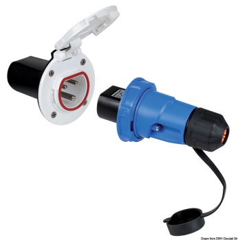 Cruiser VA-Stahl Steckdose 16 A