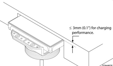 ROKK kabelloses Ladegerät HIDDEN 15W 12/24V
