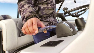 ROKK SUB - Wasserdichtes drahtloses Batterie-Ladegerät mit integrierter unsichtbarer Ladefunktion - 3 Spulen 15 W