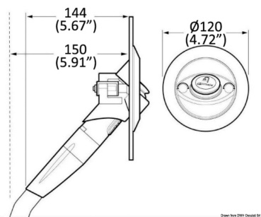 Whale DuscheTwist Wasser warm/kalt, eckig, grau - Zusatzbild 1