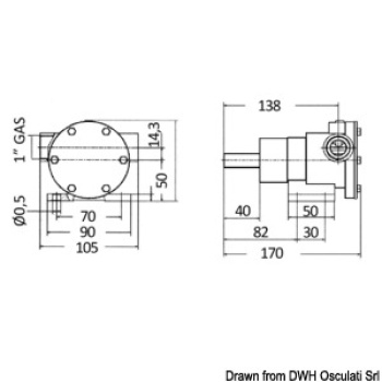 Nauco 335, 1" Anschlüsse
