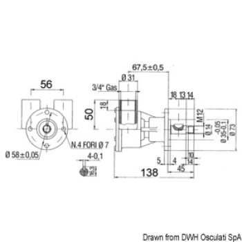 NAUCO FPR044, 3/4”-Anschlüsse