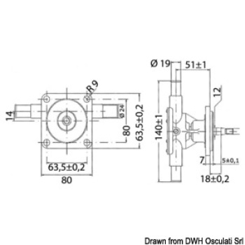 Nauco 324485, 3/8" Anschlüsse