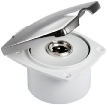 Wasseranschluss New Edge für Decksreinigung Edelstahl