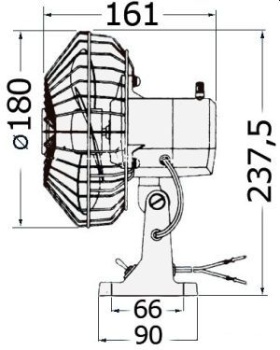 TMC Ventilator, schwenkbar 12 V
