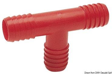 T-Aschluss aus Nylon 10 mm